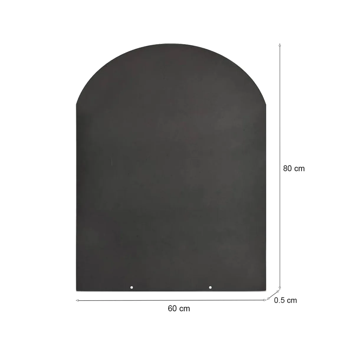 Accessorio riscaldamento Andrate, 60x80 h1 cm, Nero