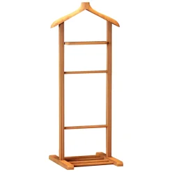 Appendiabiti Marrone Rovere Installazione a Terra Sfumatura Colore Struttura Rovere 120h cm, - Oulux