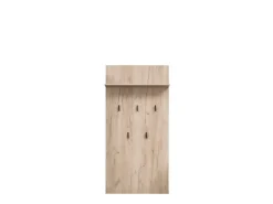 Attaccapanni > Dmora Appendiabiti Marrone Rovere Nero set Fissaggio a Muro Incluso 6 Ganci 115h cm, Installazione a Muro - Navelli Nero, Marrone Rovere
