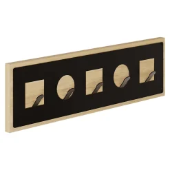 Appendiabiti 54x16h cm 5 posti quercia - Flossie