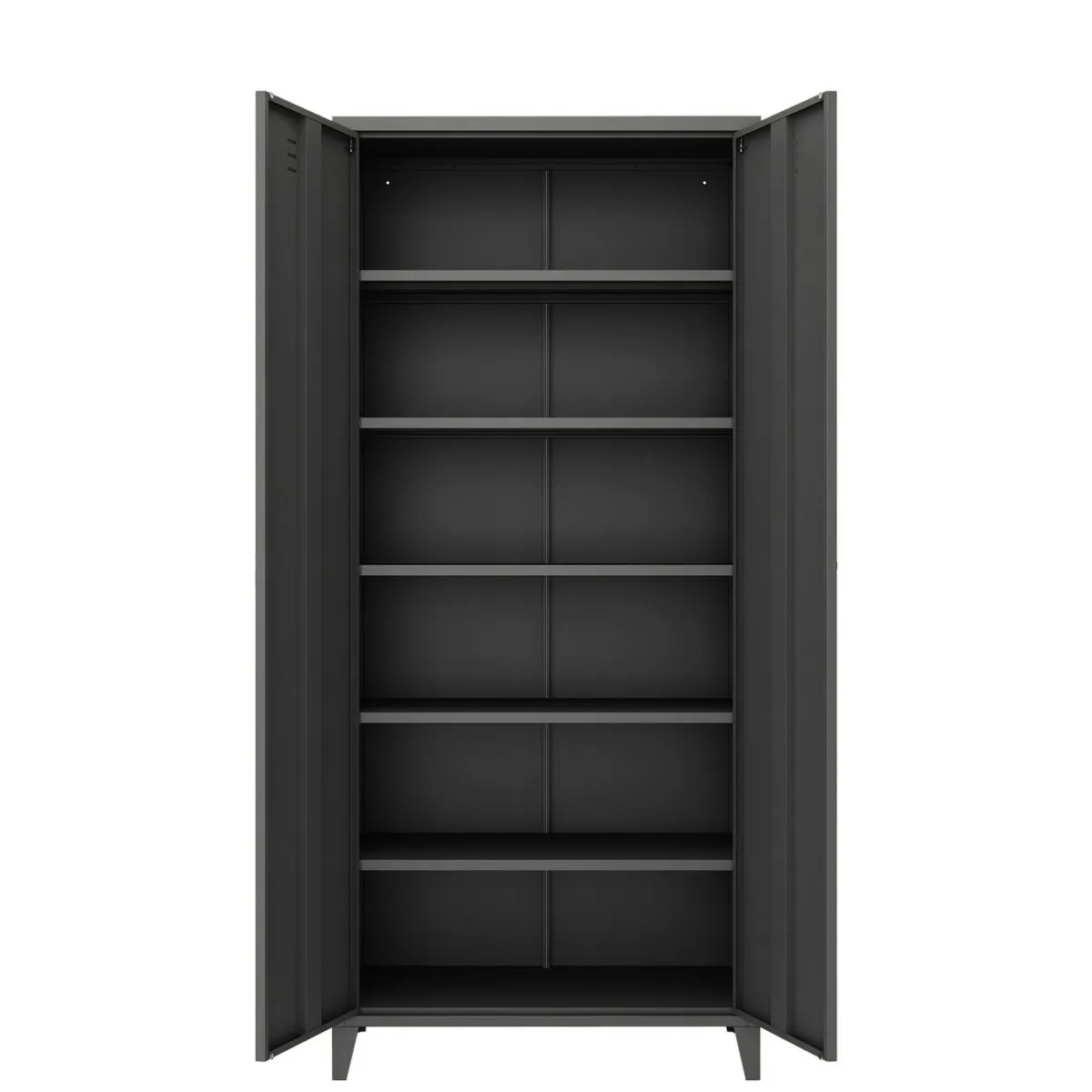 Armadi Multiuso 2 Ante > Dmora Armadio ardesia ante battenti 80x180h cm - Pezzaze Grigio Ardesia