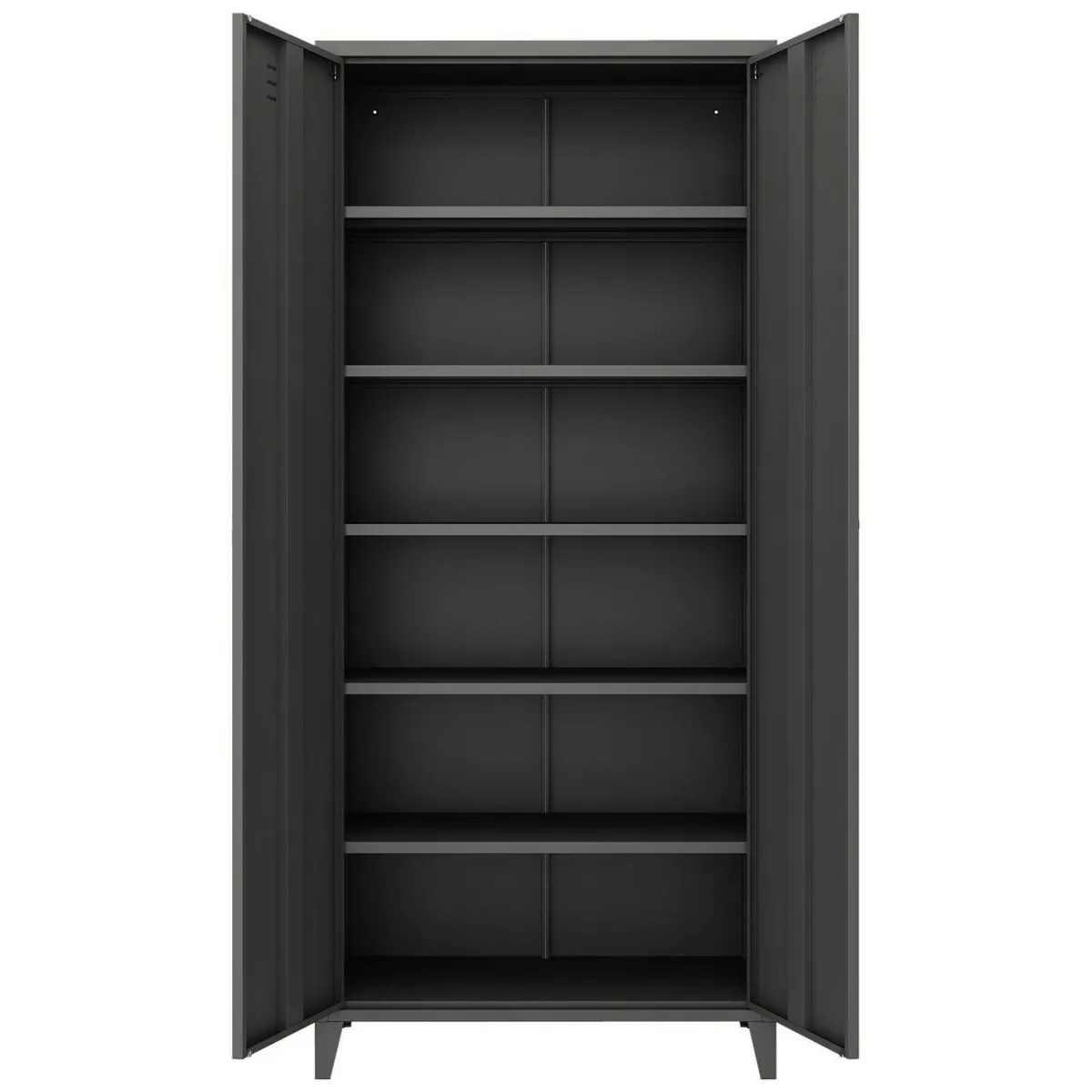 Armadi Multiuso 2 Ante > Dmora Armadio ardesia ante battenti 80x180h cm - Pezzaze Grigio Ardesia