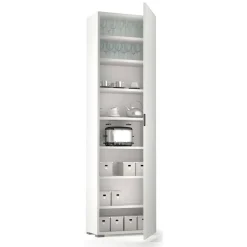 Armadi Multiuso 1 Anta|Camera Da Letto > Dmora Armadio 1 anta 50x182h cm - Abuela Bianco