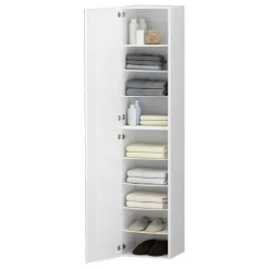 Armadio bianco 1 anta 45x190h cm - Bassiano