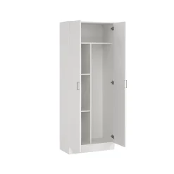 Armadi Multiuso 2 Ante|Camera Da Letto > Dmora Armadio 2 ante portascope 73x180h cm - Abadubidu Bianco