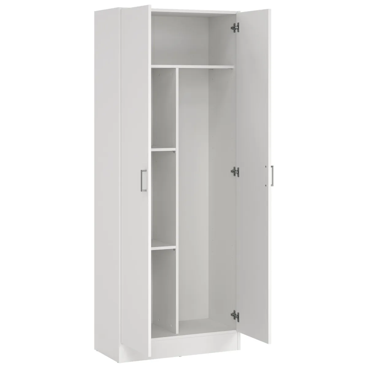 Armadi Multiuso 2 Ante|Camera Da Letto > Dmora Armadio 2 ante portascope 73x180h cm - Abadubidu Bianco