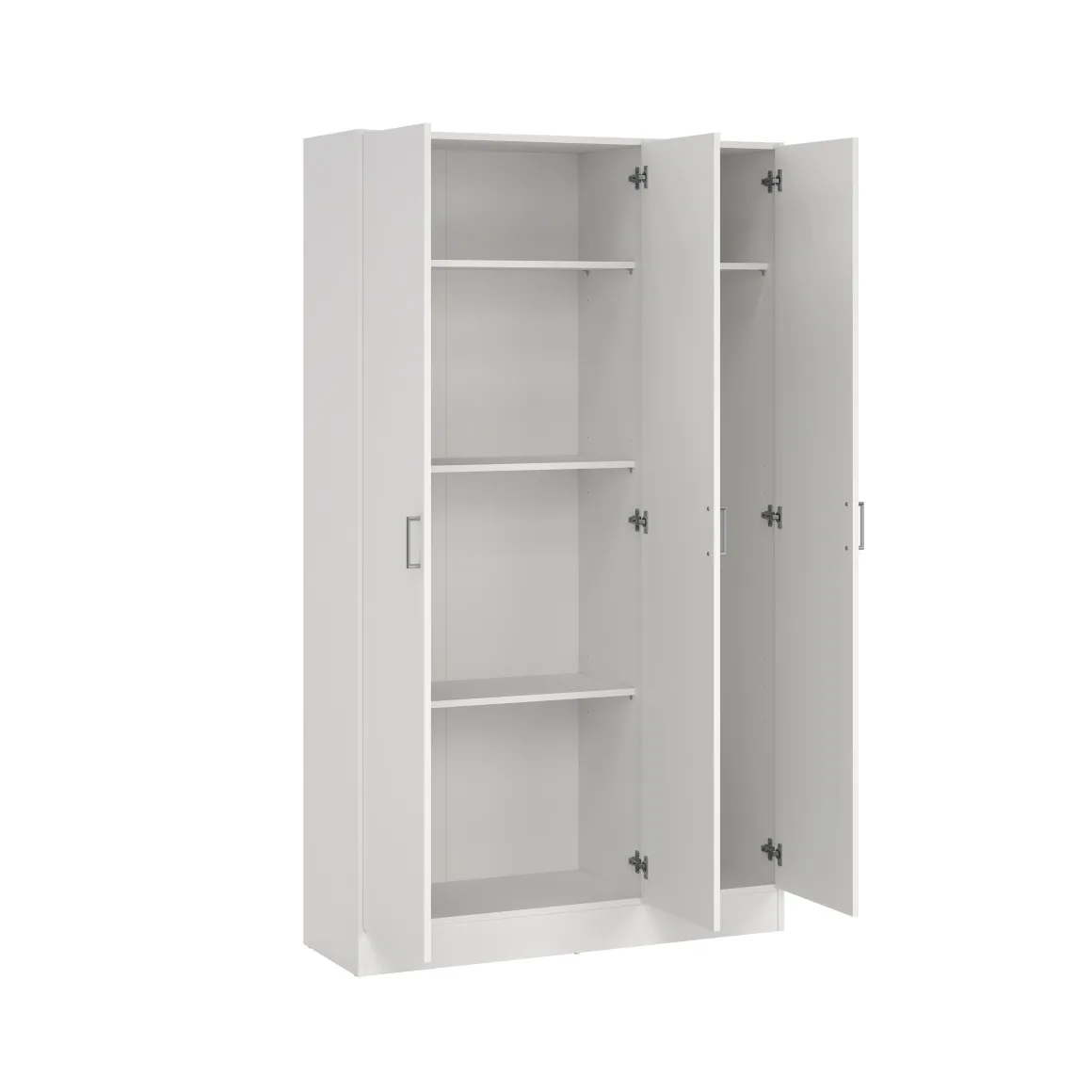 Armadio bianco 3 ante salvaspazio 109x180h cm - Ranuncolo