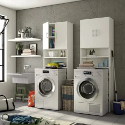 Armadio bianco 2 ante 65x195h cm - Agar
