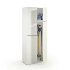 Altri Armadi Multiuso|Camera Da Letto > Dmora Armadio 4 ante 80x195h cm - Attiniaro Bianco