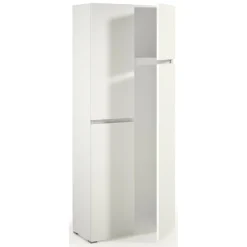 Altri Armadi Multiuso|Camera Da Letto > Dmora Armadio 4 ante 80x195h cm - Attiniaro Bianco