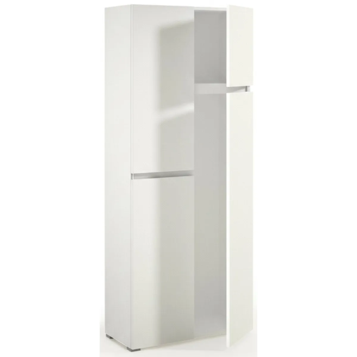 Altri Armadi Multiuso|Camera Da Letto > Dmora Armadio 4 ante 80x195h cm - Attiniaro Bianco
