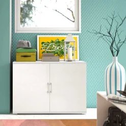Armadio bianco 2 ante 90x66h cm - Serafinito