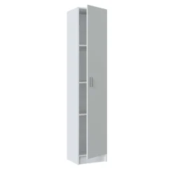 Armadio bianco bagno 37x180h cm - Alexander