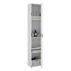 Armadi Multiuso 1 Anta|Camera Da Letto > Dmora Armadio bagno 39x190h cm - Arrow Bianco