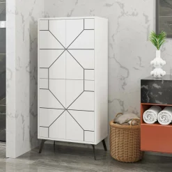 Armadio bianco colonna 62x136h cm - Bussola