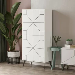 Armadio bianco colonna 62x136h cm - Bussola