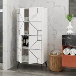 Armadio bianco colonna 62x136h cm - Bussola