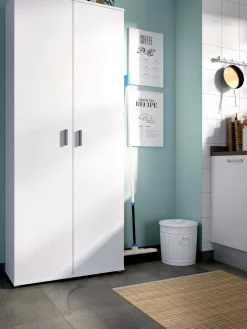 Armadio bianco cucina 78x190h cm - Arna