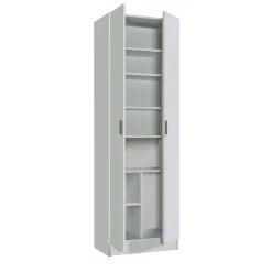 Armadi Multiuso 2 Ante|Camera Da Letto > Dmora Armadio lavanderia 59x180h cm - Altiplano Bianco