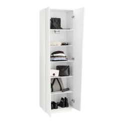 Altri Armadi Multiuso > Dmora Armadio 4 ante 68x180h cm - Eridano Bianco Lucido