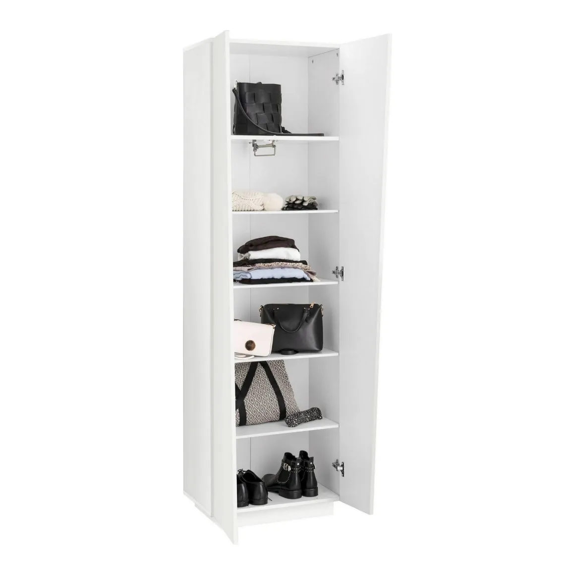 Altri Armadi Multiuso > Dmora Armadio 4 ante 68x180h cm - Eridano Bianco Lucido