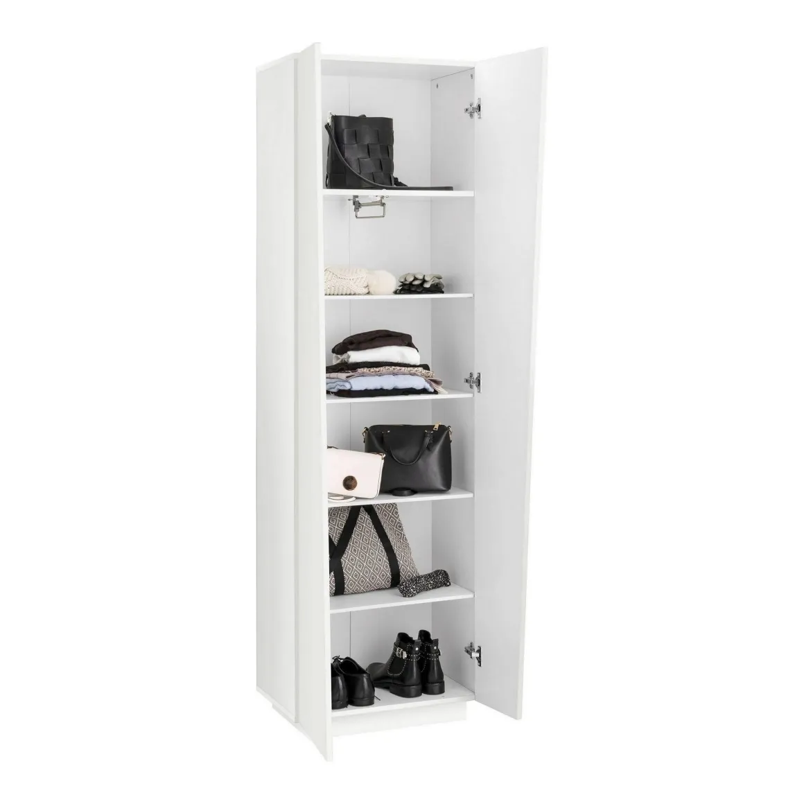 Altri Armadi Multiuso > Dmora Armadio 4 ante 68x180h cm - Eridano Bianco Lucido