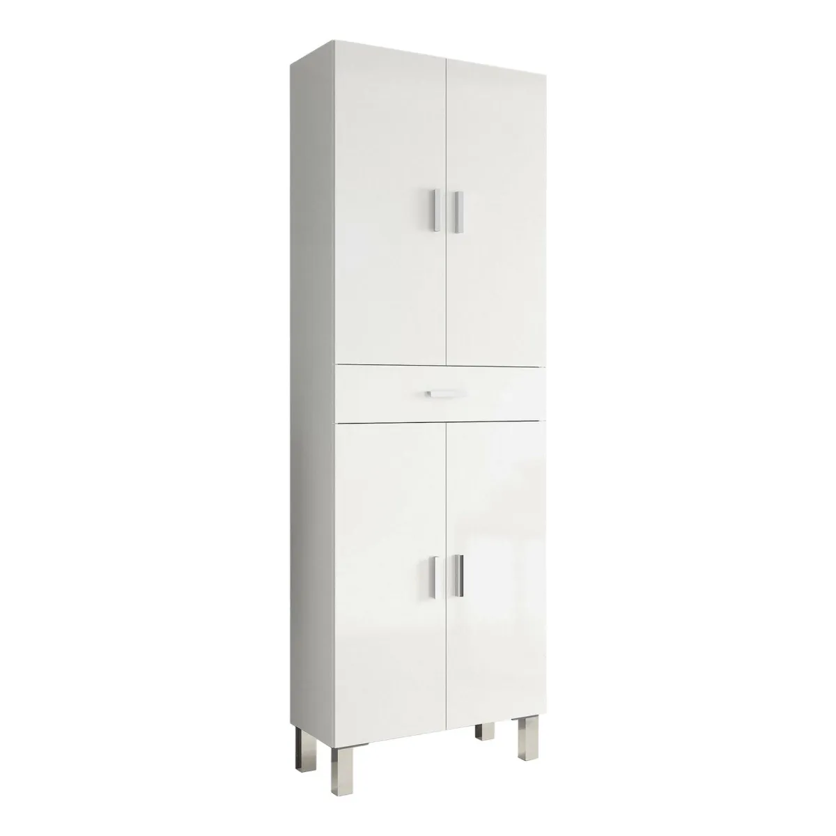 Altri Armadi Multiuso|Camera Da Letto > Dmora Armadio bagno 60x182h cm - Amiga Bianco Lucido