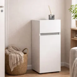 Armadi Multiuso 1 Anta|Camera Da Letto > Dmora Armadio slim 40x180h cm - Aquili Bianco Lucido