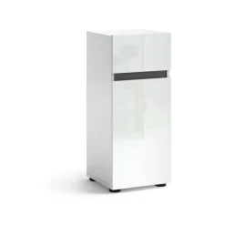 Armadi Multiuso 1 Anta|Camera Da Letto > Dmora Armadio slim 40x180h cm - Aquili Bianco Lucido