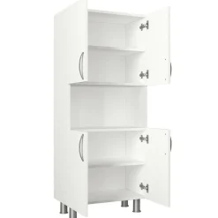 Armadio bianco multifunzione 59x140h cm - Tchoo