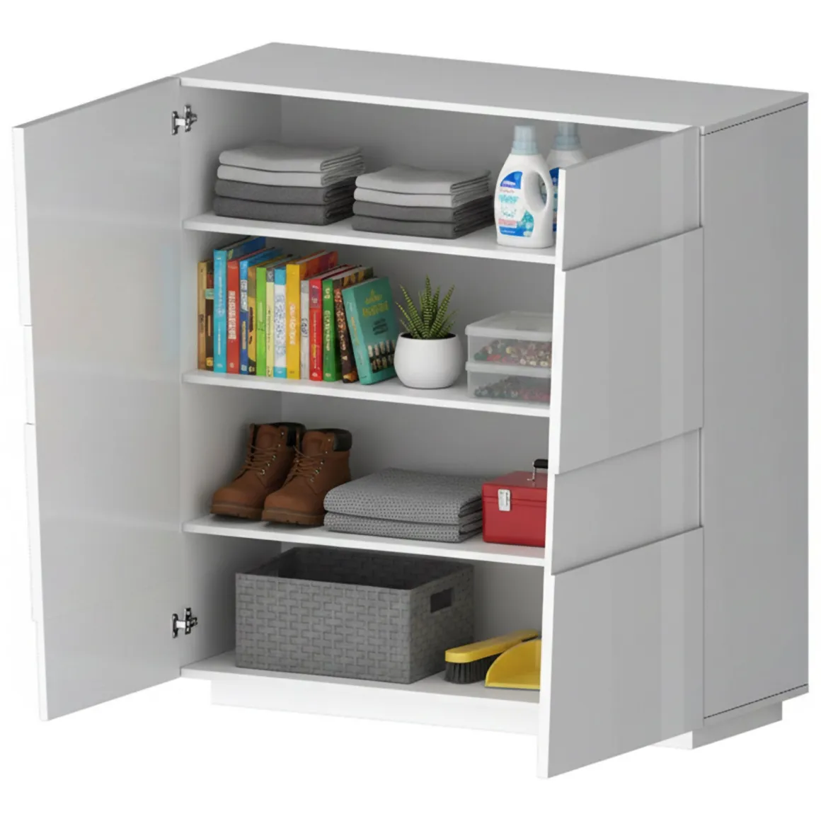 Altri Armadi Multiuso|Camera Da Letto > Dmora Armadio multiuso 80x195h cm - Arro Bianco