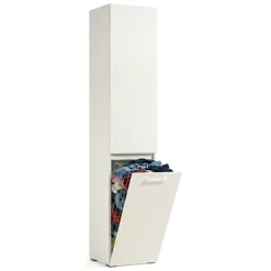 Armadi Multiuso 2 Ante|Camera Da Letto > Dmora Armadio portabiancheria 45x195h cm - Aro Bianco
