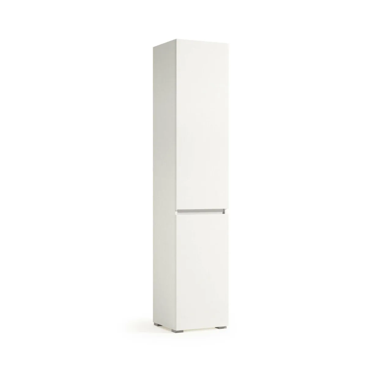 Armadi Multiuso 2 Ante|Camera Da Letto > Dmora Armadio portabiancheria 45x195h cm - Aro Bianco