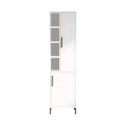 Armadio bianco salvaspazio 45x173h cm - Jongdari