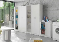 Armadio bianco salvaspazio 59x80h cm - Pan