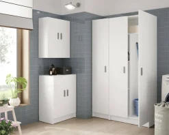 Armadio bianco salvaspazio 59x80h cm - Pan