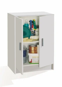 Armadio bianco salvaspazio 59x80h cm - Pan