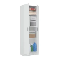 Armadi Multiuso 2 Ante|Camera Da Letto > Dmora Armadio sgabuzzino 59x180h cm - Aragorn Bianco