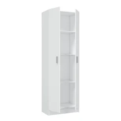Armadi Multiuso 2 Ante|Camera Da Letto > Dmora Armadio sgabuzzino 59x180h cm - Aragorn Bianco
