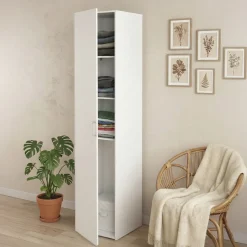 Armadio bianco slim 41x175h cm - Khutulun