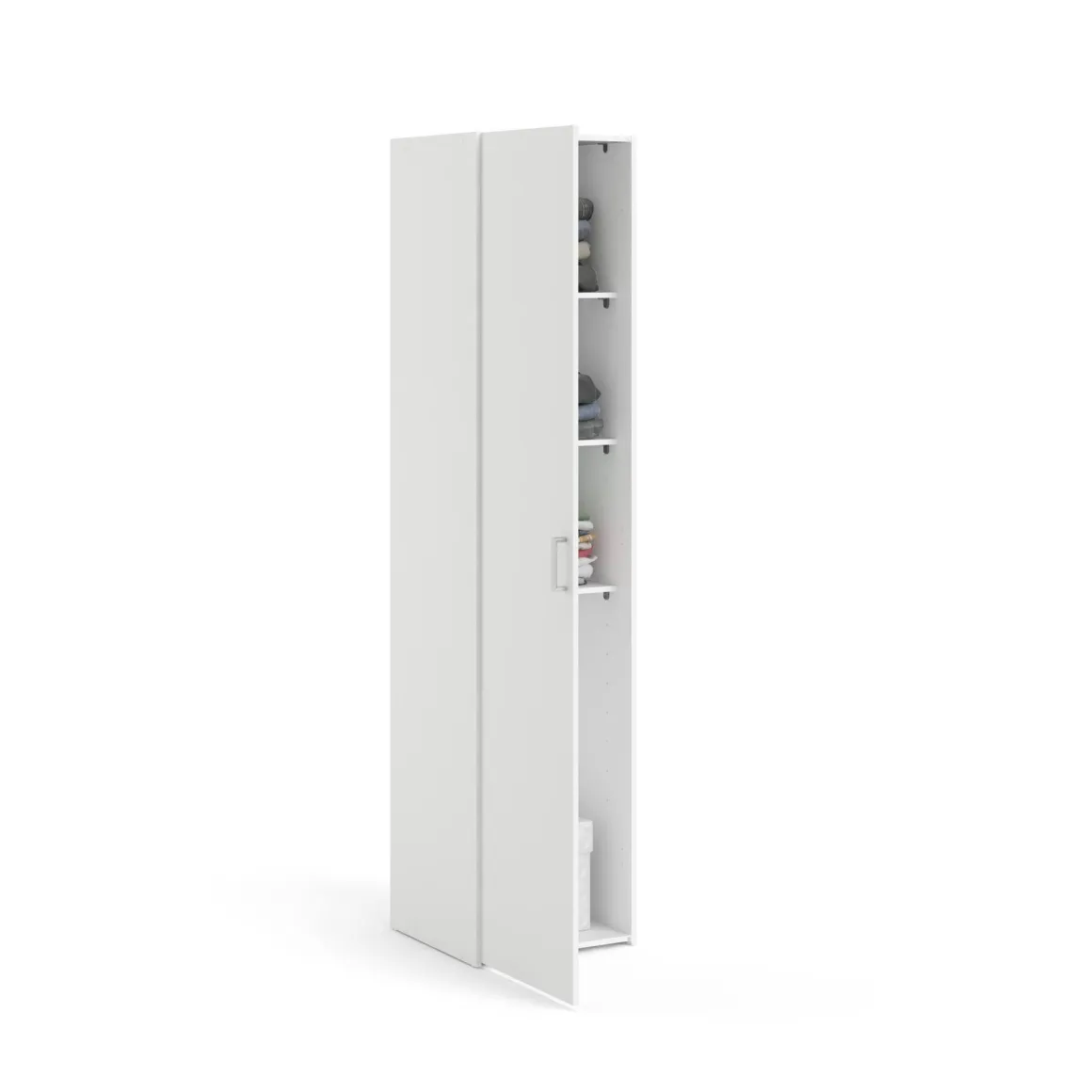 Armadio bianco slim 41x175h cm - Khutulun