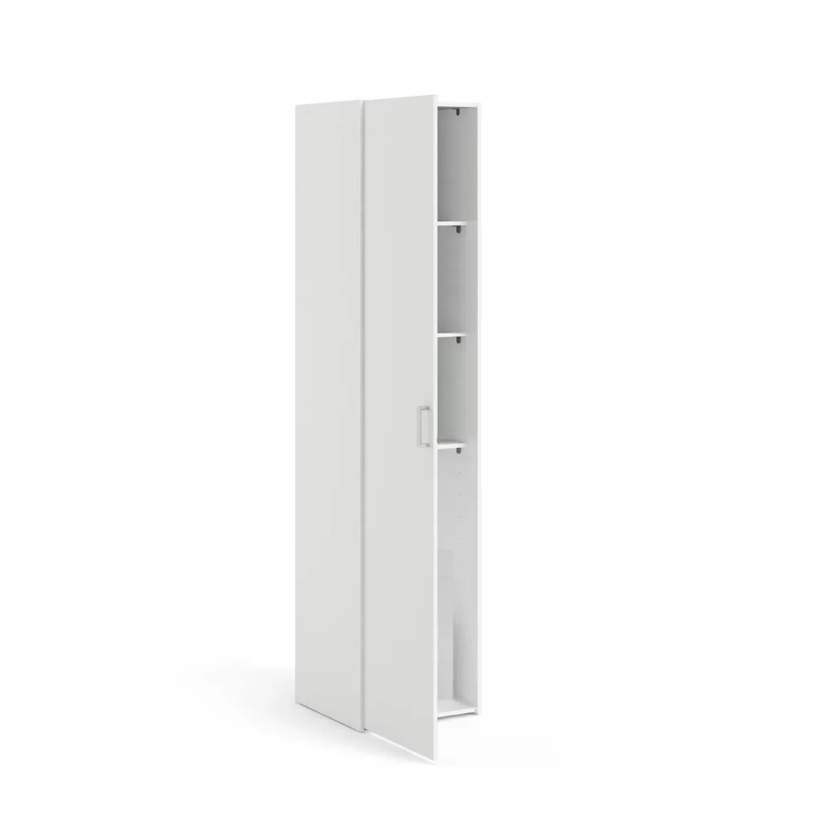 Armadio bianco slim 41x175h cm - Khutulun