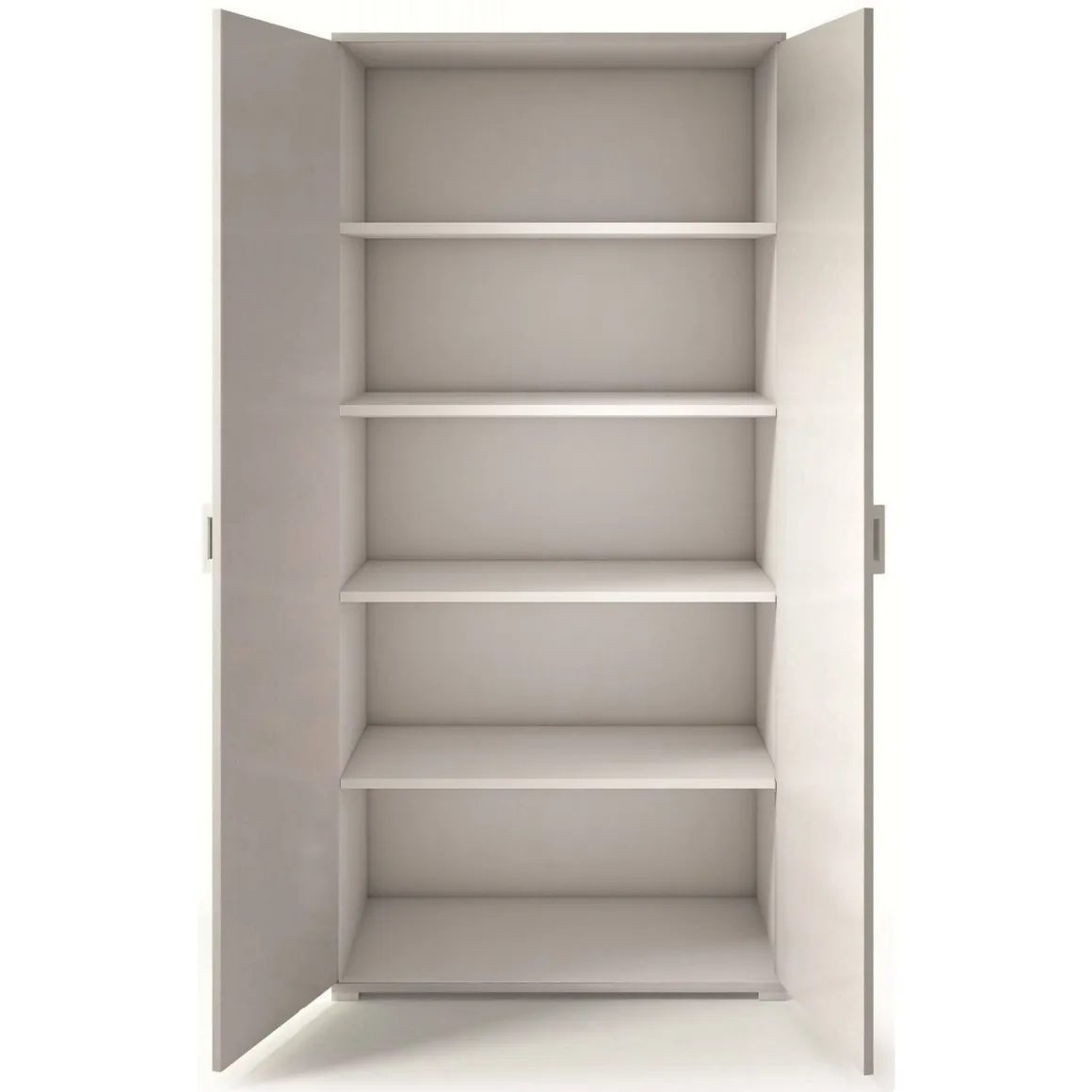 Armadio cemento e bianco 2 ante 90x195h cm - Aliosha