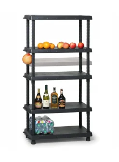 Scaffali|Armadi Da Esterno > Dmora Armadio da esterno antracite 92x164h cm - Goshenita Nero Antracite
