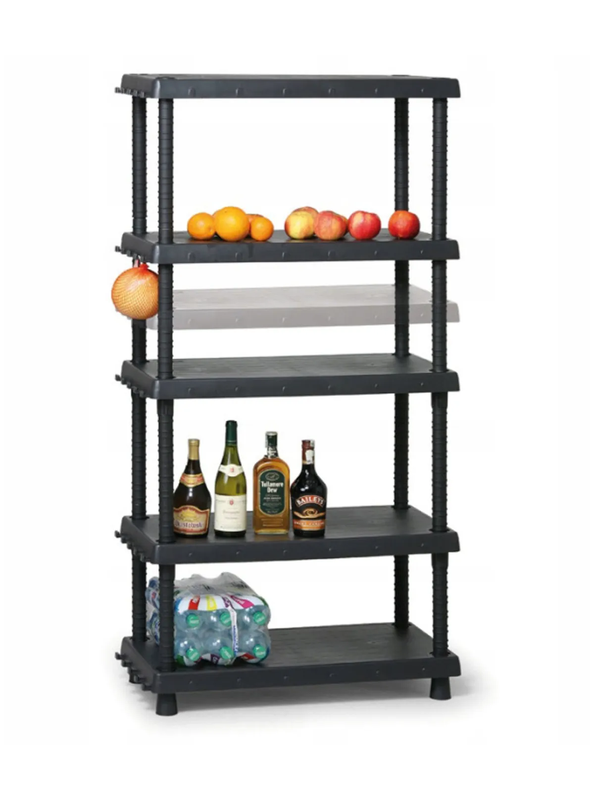 Scaffali|Armadi Da Esterno > Dmora Armadio da esterno antracite 92x164h cm - Goshenita Nero Antracite