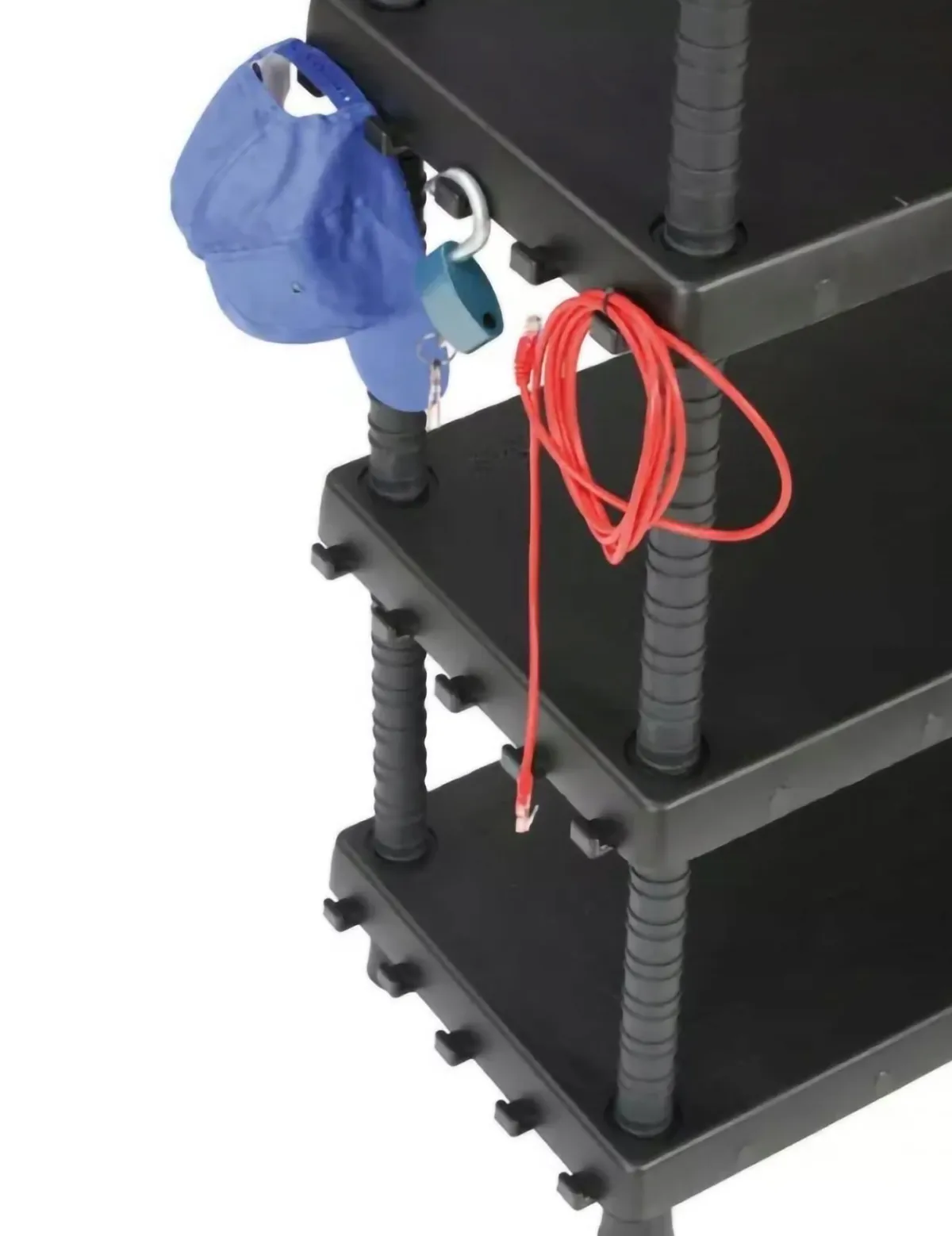 Scaffali|Armadi Da Esterno > Dmora Armadio da esterno antracite 92x164h cm - Goshenita Nero Antracite