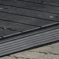 Armadi Da Esterno > Dmora Armadio da Esterno Grigio Nero Cassetti 2 Ripiani 191x109x133h cm, Apertura Battente, a Ribalta - Litchfield Nero, Grigio