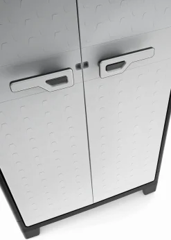 Armadio da esterno Oshawa, 80x44 h182 cm, Grigio