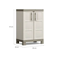 Armadio da esterno Strathmore, 65x45 h97 cm, Sabbia