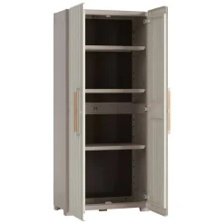 Armadio da giardino impermeabile sabbia 80x180h cm - Melville